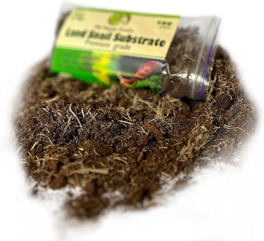Premium Land Snail Substrate - The Perfect Bedding for Your Pet Snail | Weight 7 Oz or 200 Grams PAWPICO