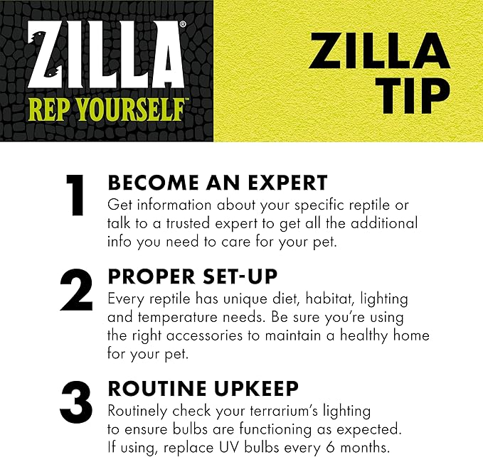 Zilla Incandescent Bulb, Night Black, Ideal for Nocturnal Reptile Species Zilla