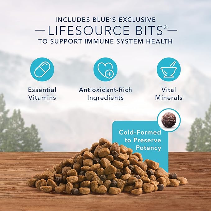 Blue Buffalo Wilderness Rocky Mountain Recipe High Protein, Natural Puppy Dry Dog Food, Red Meat 4-lb - PAWPICO