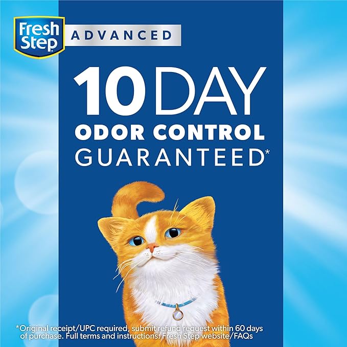 Fresh Step Light Weight Advanced Extreme Cat Litter With Febreze Freshness, Extra Strength Formula Clumping Litter With Guaranteed Odor Control, 25 lbs. (2 x 12.5 lb. Box) - PAWPICO
