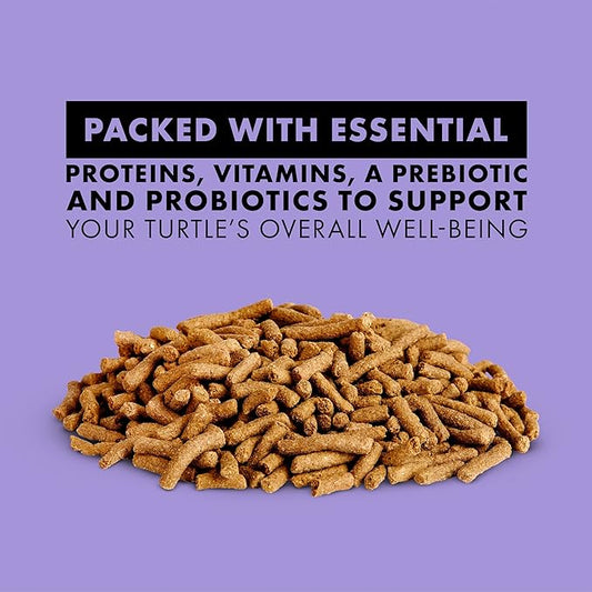 Zilla Pet Aquatic Turtle Sticks, Natural with Added Vitamins and Minerals, Nutrient-Rich Floating Food for Turtles, 4.5 oz Zilla