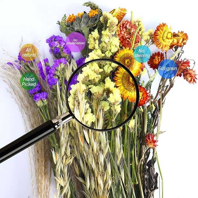 Natural Hamster Bedding, Hamster Herbs Flowers for Hamster Cage Enclosure Habitat Decor Hamster Sprays for Dwarf Syrian Guinea Hamsters Gerbil Degus or Other Small Animals (Floral Fragrance Version) ALWZ-RDY