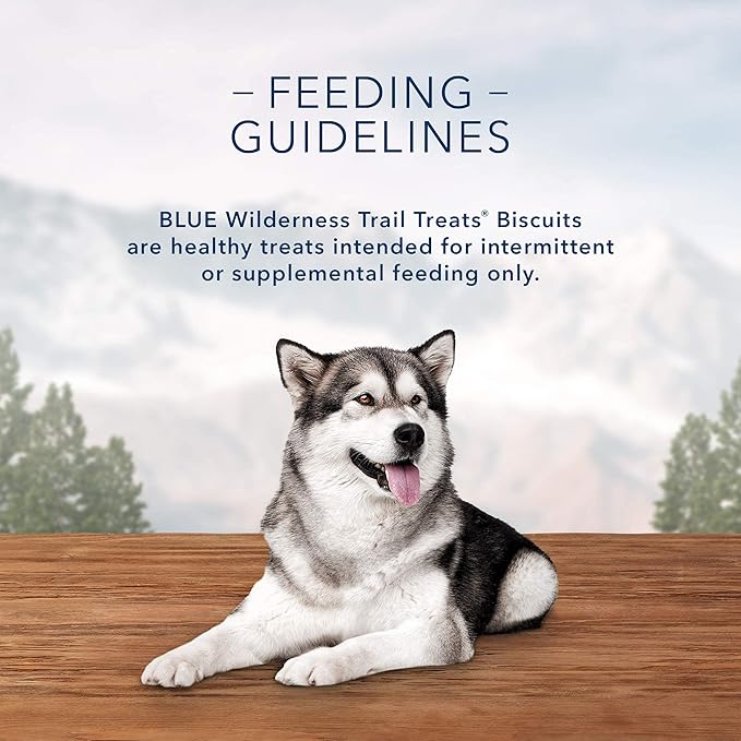 Blue Buffalo Wilderness Trail Treats High Protein Grain Free Dog Biscuits Crunchy Dog Treats, Duck Recipe, 36-oz Box - PAWPICO