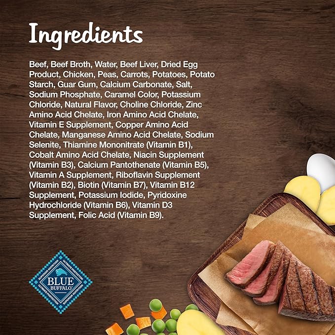 Blue Buffalo Blue's Stew Grain-Free Wet Dog Food, Made with Natural Ingredients, Hearty Beef Stew, 12.5-oz. Cans (12 Count) - PAWPICO