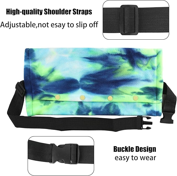 Bearded Dragon Carrier and Leash Harness with Wings, Small Animal Sling Carrier and Reptile Carrier, Lizard Adjustable Harness and Sling Bag for Outdoor Travel Walking Rest Esmorah