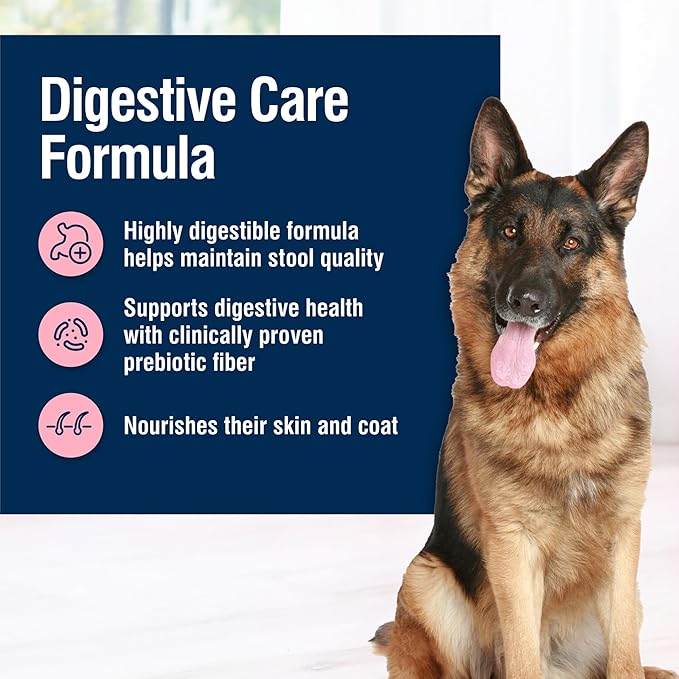 Blue Buffalo True Solutions Blissful Belly Digestive Care Natural Dry Food for Adult Dogs, Chicken, 24-lb. Bag - PAWPICO