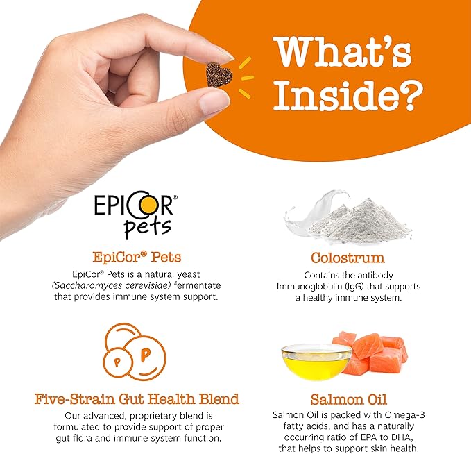 Zesty Paws Dog Allergy Relief - Anti Itch Supplement - Omega 3 Probiotics for Dogs - Digestive Health - Soft Chews for Skin & Seasonal Allergies - with Epicor Pets - Mini - Lamb - 90 Count ZestyPaws