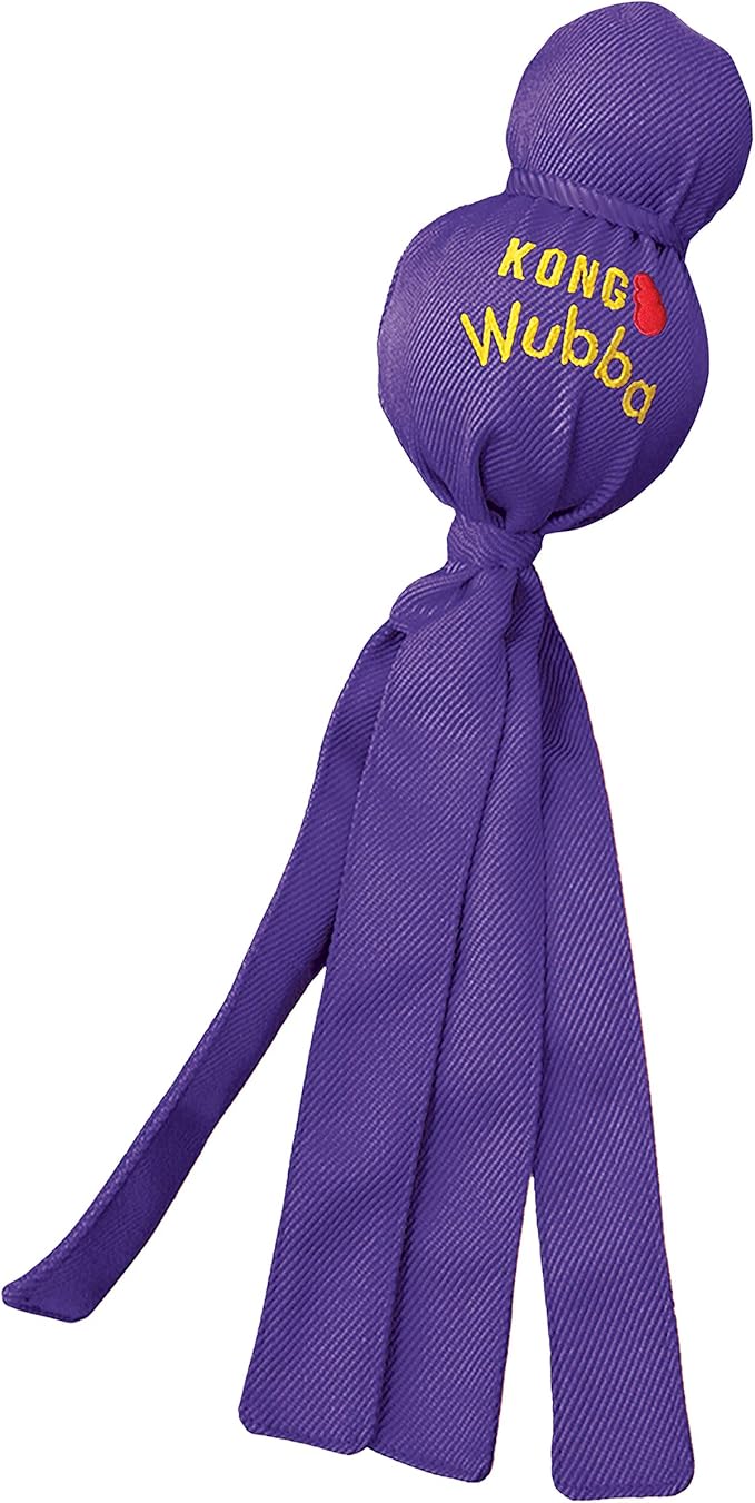 KONG Wubba - Dog Toy for Tug of War & Fetch - Dog Supplies for Puppy & Dog Playtime - Outdoor & Indoor Dog Toy - for Large Dogs - PAWPICO