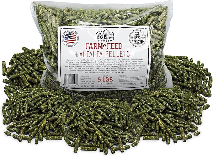 | Alfalfa Hay Food | Small Pet | Young and Adult | Pellets | 5 Pounds FAMILY+FARM+AND+FEED