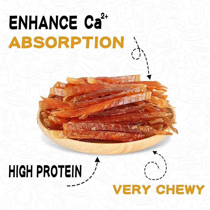 Chicken Jerky Strips Dog Treats, Training Treats for Dogs w/Taurine, Low Fat, Natural Chicken Jerky Cuts, 12.5 oz - PAWPICO