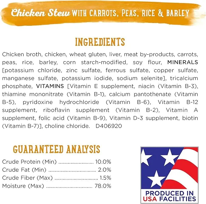 Beneful Purina Gravy Wet Dog Food Variety Pack, Prepared Meals Stew - (12) 10 oz. Tubs (Pack of 2) - PAWPICO