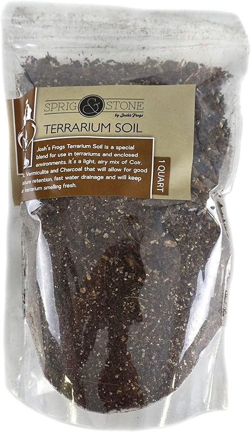 Josh's Frogs Sprig & Stone Terrarium Soil (1 Quart) JoshsFrogs