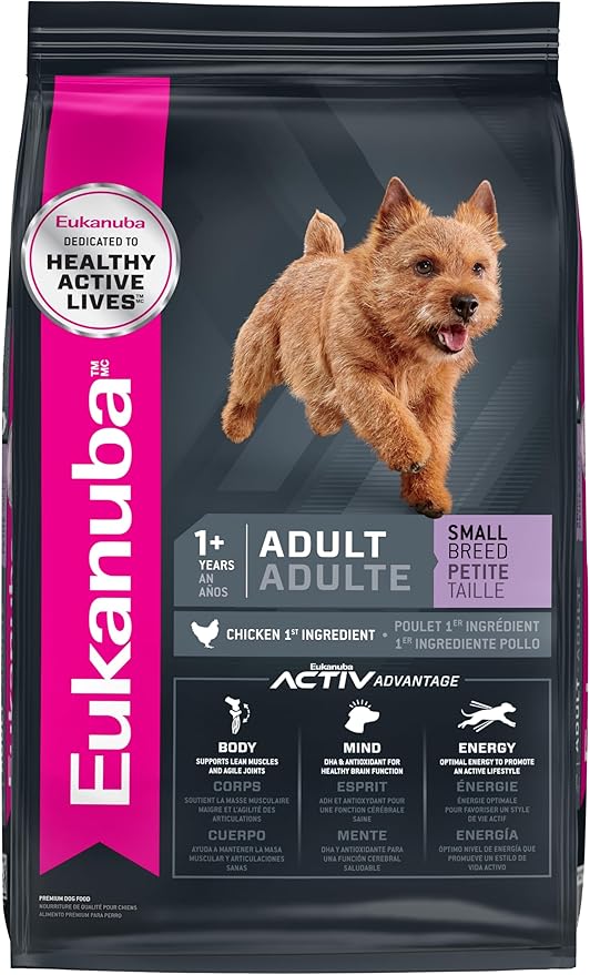 Eukanuba Adult Small Breed Dry Dog Food, 4.5 lb - PAWPICO