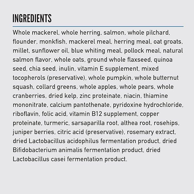 ORIJEN Amazing Grains Six Fish Recipe Dry Dog Food, High Protein Dog Food, Fresh or Raw Ingredients, 4lb - PAWPICO