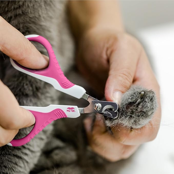 Mr. Pen- Cat Nail Clipper, Pink, Cat Nail Trimmer, Cat Nail Clippers, Cat Claw Clippers, Cat Clippers for Nails, Pet Nail Clippers, Kitten Nail Clipper, Small Dog Nail Clipper, Cat Claw Trimmer - PAWPICO