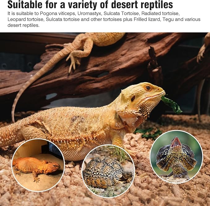 MIXJOY UVB Bulbs for Reptiles 10.0, 26W Desert UVA UVB Light, Compact Fluorescent UVB Lamp for Reptiles, UVB Light for Bearded Dragon, Tortoise, and Other Lizards MIXJOY