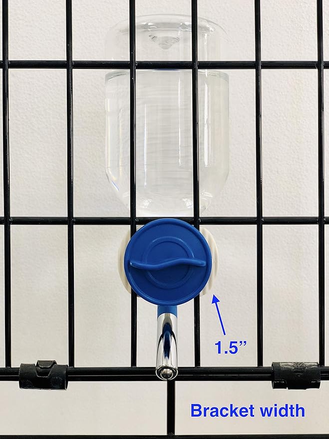 Choco Nose Patented No-Drip Water Bottle/Feeder for Guinea Pigs/Hamsters/Bunnies/Ferrets/Other Small Pets, Critters and Animals - for Cages, Crates or Wall Mount. 10.2oz. Nozzle 10mm, Blue (C128) ChocoNosePetSupplyWeLovePetsLikeYouDo
