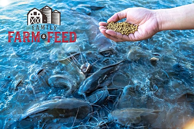 | Premium Floating Fish Food | Pond and Lake | Pellets | 2 Pounds FAMILY+FARM+AND+FEED