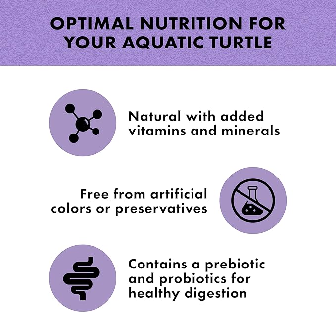 Zilla Pet Aquatic Turtle Sticks, Natural with Added Vitamins and Minerals, Nutrient-Rich Floating Food for Turtles, 4.5 oz Zilla