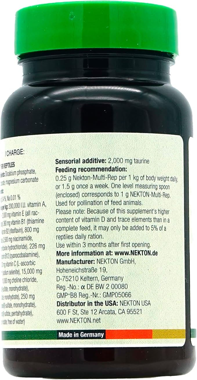 Nekton Multi-Rep Vitamins and Minerals for all Reptiles, 75gm NEKTON