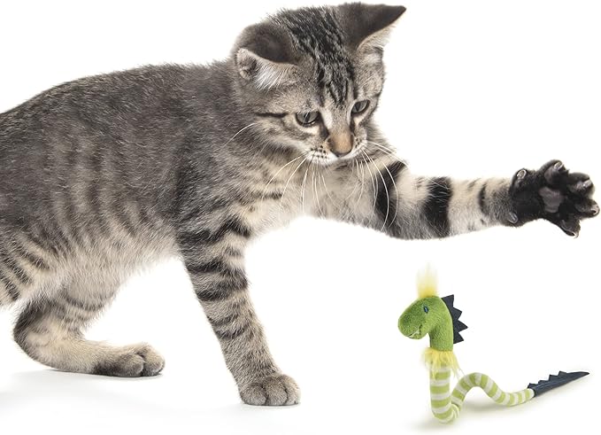 SmartyKat Bendy Buddy Bendable Catnip Cat Toy - Green, One Size - PAWPICO