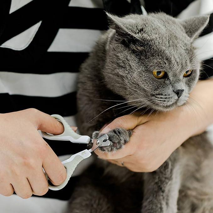 Mr. Pen- Cat Nail Clipper, Light Beige Cat Nail Trimmer, Cat Nail Clippers, Cat Claw Clippers, Cat Clippers for Nails, Pet Nail Clippers, Kitten Nail Clipper, Small Dog Nail Clipper, Cat Claw Trimmer - PAWPICO
