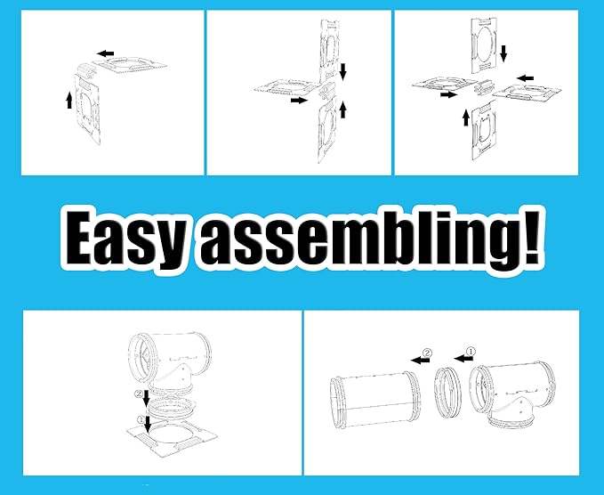 94 Pcs DIY Hamster Tunnel and Playground Module, Tube House Platform Excercise for Mouse Hamster and Other Small Animals GNB+PET