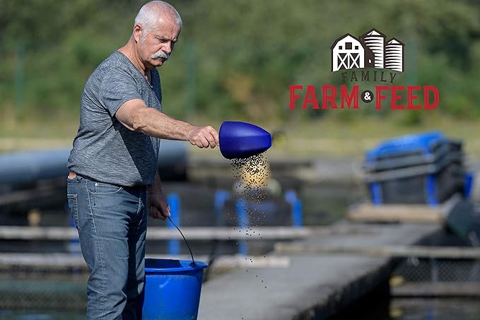 | Premium Floating Fish Food | Pond and Lake | Pellets | 2 Pounds FAMILY+FARM+AND+FEED