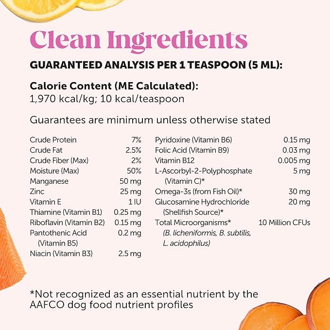 Pet Honesty Dog Multivitamin Supplement with Salmon Oil for Dogs - Allergy Itch Relief, Digestion, Skin & Coat Health, Liquid Supplement - Dog Food Topper Bone Broth with Prebiotics (12 oz) PetHonesty