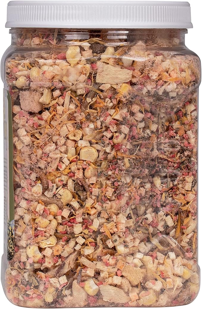 Box Turtle Food Instant Meal for Reptiles - Nutritious Turtle Food, Tortoise Habitat Accessories, Tortoise Food - Made in USA, Quick Prep - 10.5 oz (310g) HealthyHerp