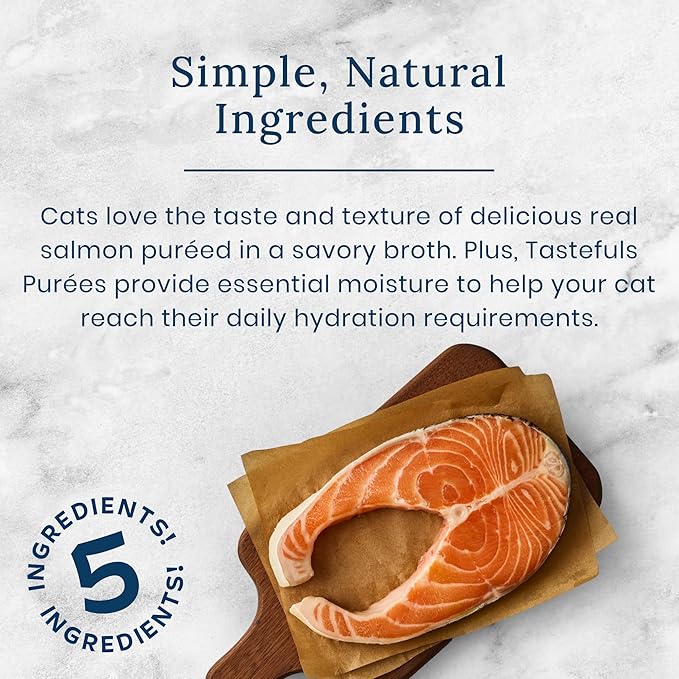 Blue Buffalo Tastefuls Indoor Natural Adult Dry Cat Food, Salmon & Brown Rice 10lb Bag - PAWPICO