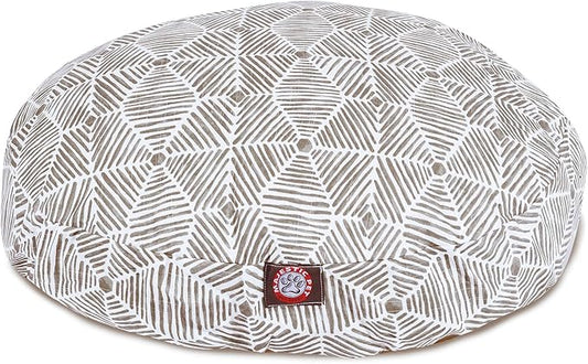 Majestic Pet Charlie Gray Small Round Pet Bed - PAWPICO
