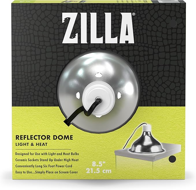 Zilla Silver Reflector Domes 8.5 Inches Zilla