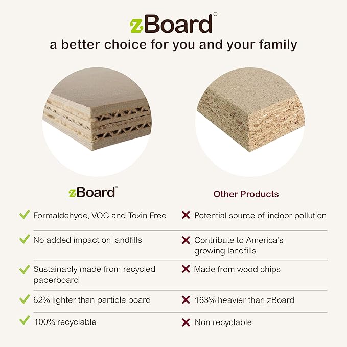 Way Basics Cat Scratching Post House Cube Scratcher (Tool-Free Assembly) - PAWPICO