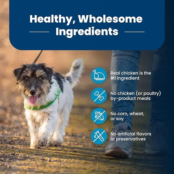 Blue Buffalo Life Protection Formula Adult Small Bite Dry Dog Food, Helps Build and Maintain Strong Muscles, Made with Natural Ingredients, Chicken & Brown Rice Recipe, 15-lb. Bag - PAWPICO