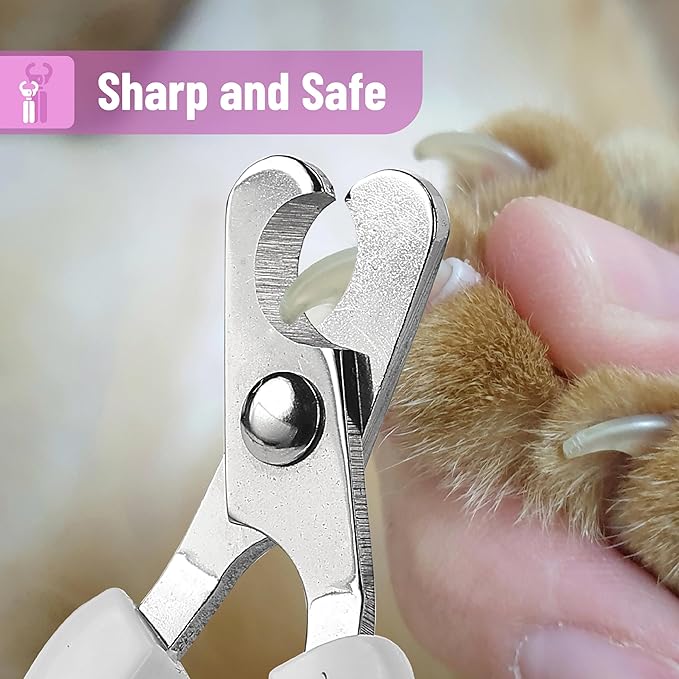 Mr. Pen- Cat Nail Clipper, Violet, Cat Nail Trimmer, Cat Nail Clippers, Cat Claw Clippers, Cat Clippers for Nails, Pet Nail Clippers, Kitten Nail Clipper, Small Dog Nail Clipper Cat Claw Trimmer - PAWPICO
