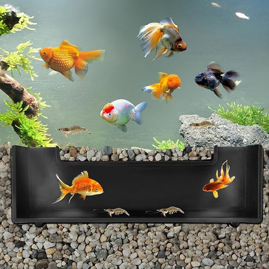 Shrimp Cave Aquarium Tunnel, Shrimp Hides for Aquarium, Corner Aquarium Cave, Corner Fish Tank Decorations, Shrimp Tank Accessories, Fish Hideout for Aquarium Decor, Fish Cave for Aquarium Hideout CPLIKE