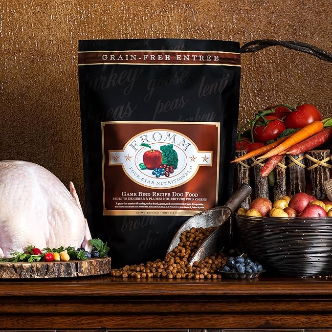 Fromm Four-Star Nutritionals Game Bird Dog Food - Premium Dry Dog Food - Turkey Recipe - 26 lb - PAWPICO