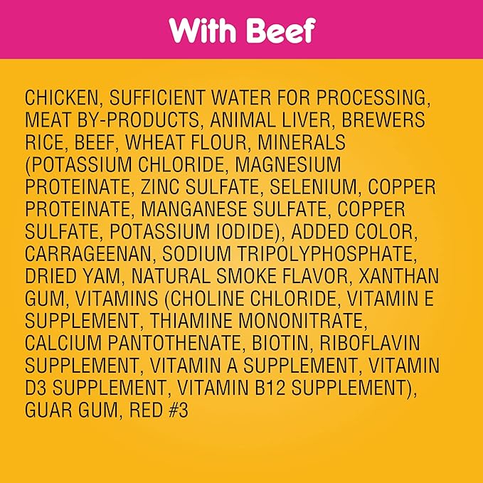 PEDIGREE CHOPPED GROUND DINNER Adult Canned Soft Wet Dog Food with Beef, 13.2 oz. Cans (Pack of 12) - PAWPICO