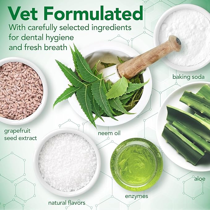 Vet's Best Enzymatic Dog Toothpaste - Teeth Cleaning and Fresh Breath Dental Care Gel - Vet Formulated - 3.5 oz Tubes (12 Pack) VetsBest
