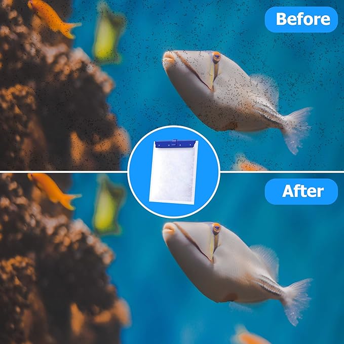 【Assembled】Renami Large Filter Cartridge Replacement for Tetra Whisper Bio-Bag Filters Cartridges Large, Disposable Filter Cartridges for Tetra ReptoFilter Cartridges Aquariums - 18 Pack Renami