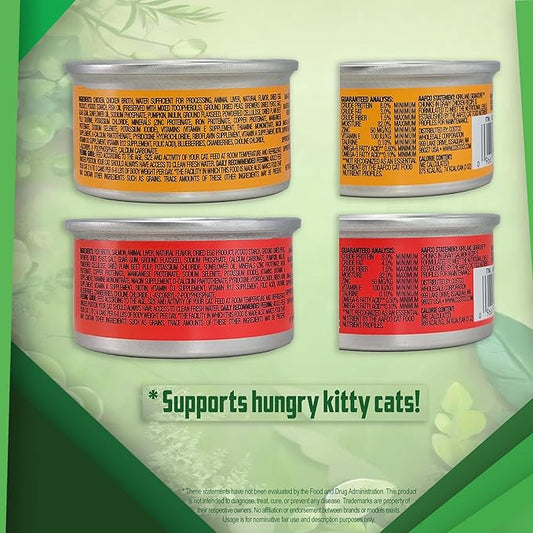 Cat Chunks in Gravy Variety 18 Cans Wet Cat Falmon & Chicken Recipes | Each Can Net Wt 3 OZ (85 G) - PAWPICO