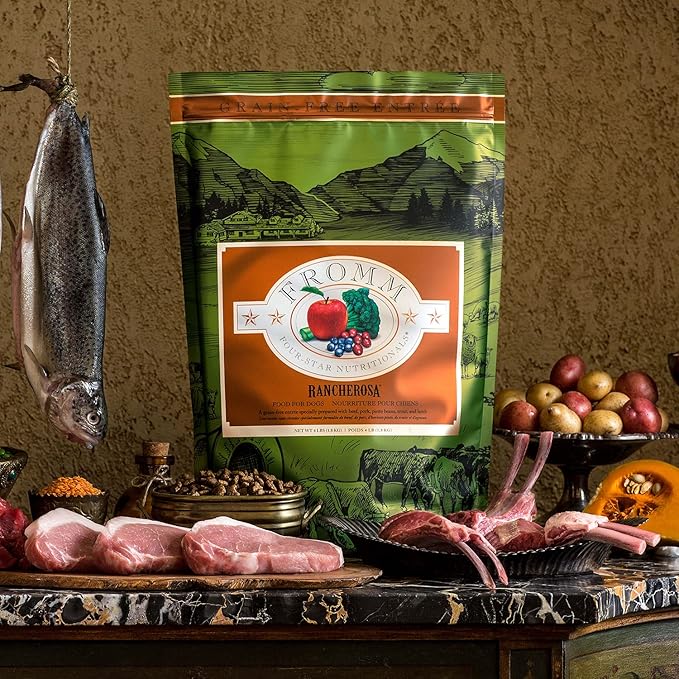 Fromm Four-Star Nutritionals Rancherosa Dog Food - Premium Dry Dog Food - Beef Recipe - 4 lb - PAWPICO