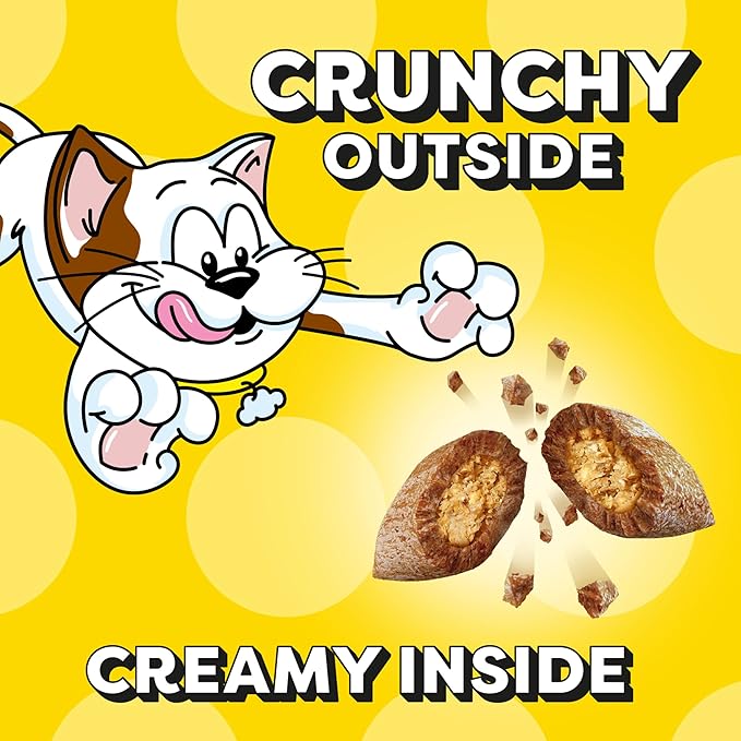 Temptations Classic Crunchy and Soft Cat Treats Savory Salmon Flavor, 30 oz. Tub Temptations