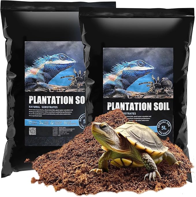 VCEPJH Loose Coconut Fiber Substrate, 2 Pack Natural Coco Coir Reptile Bedding Tarantula Substrate Soil Habitat Accessories for Tortoise Snake Bearded Dragon Spiders Hermit Crabs VCEPJH
