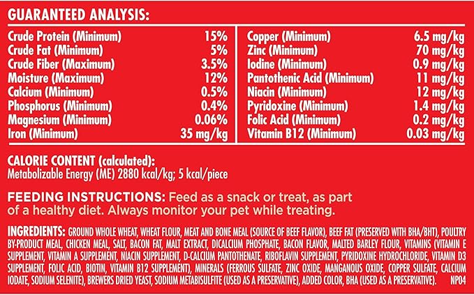 Milk-Bone Flavor Snacks Mini Dog Biscuits, Flavored Crunchy Dog Treats, 36 Ounce Container - PAWPICO