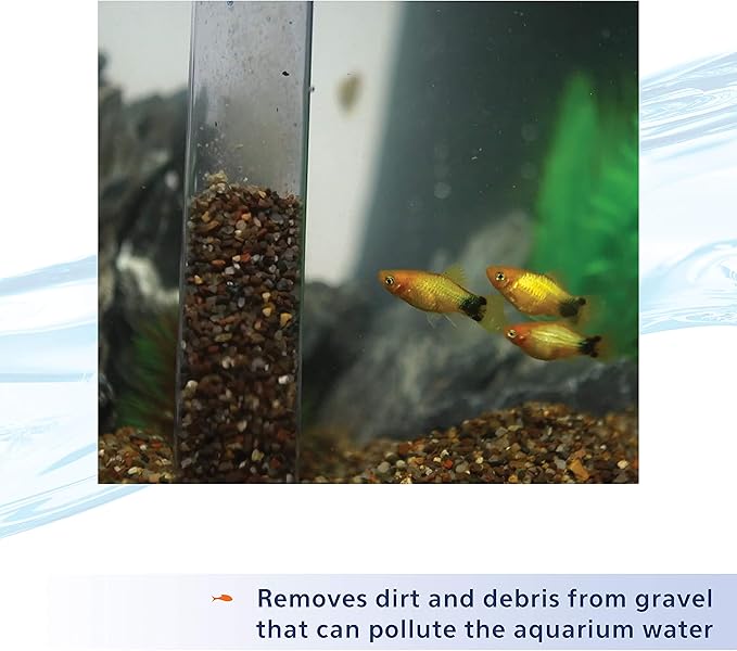Aqueon Aquarium Siphon Vacuum Gravel Cleaner Mini - 5 Inches Aqueon