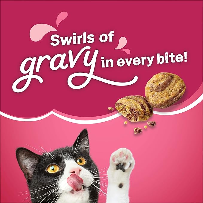 Purina Friskies Dry Cat Food, Gravy Swirlers - 6.3 lb. Bag Friskies