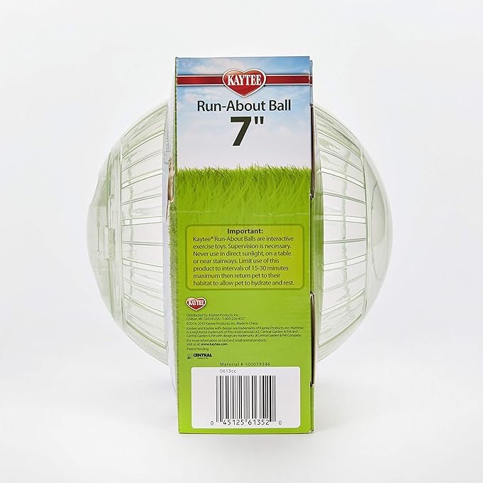 Kaytee 7" Moon Glow Run-About Exercise Ball For Pet Hamsters & Gerbils Kaytee