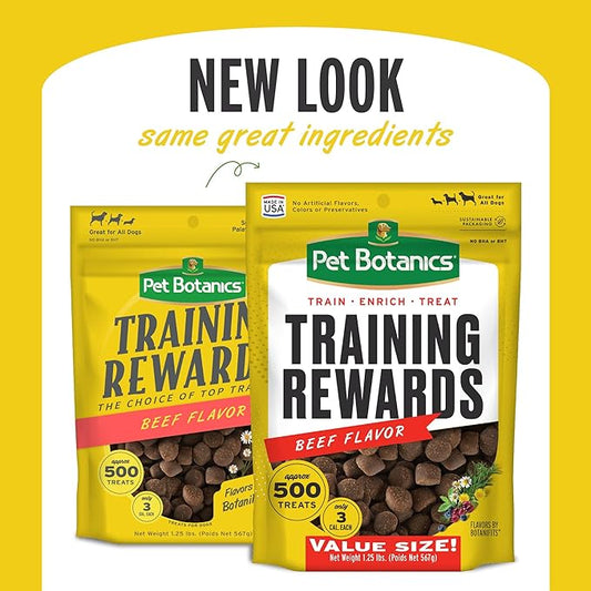 Pet Botanics Training Rewards Treats, Beef, 20 Ounces - PAWPICO